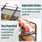 Can Rack Organizer 4-Tier Metal Can Rack Organizer Holds Up to 48 Cans, Can Dispenser for Pantry, Kitchen, Cabinets and Countertops